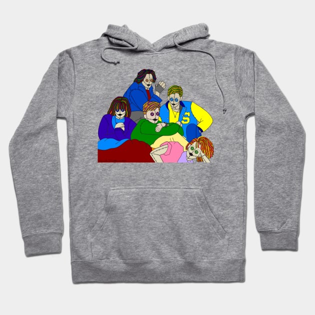 Breakfast Club Ragdolls Hoodie by Sashibala